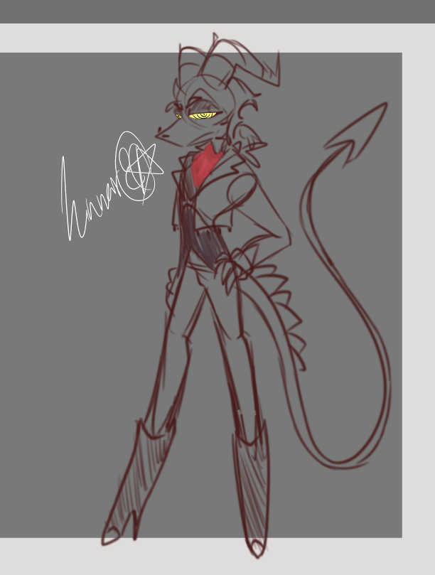 lunarstar23's tweet photo. #HelluvaBoss ok i had to draw him one more time last time promise pfft https://t.co/AtMubV8f8G