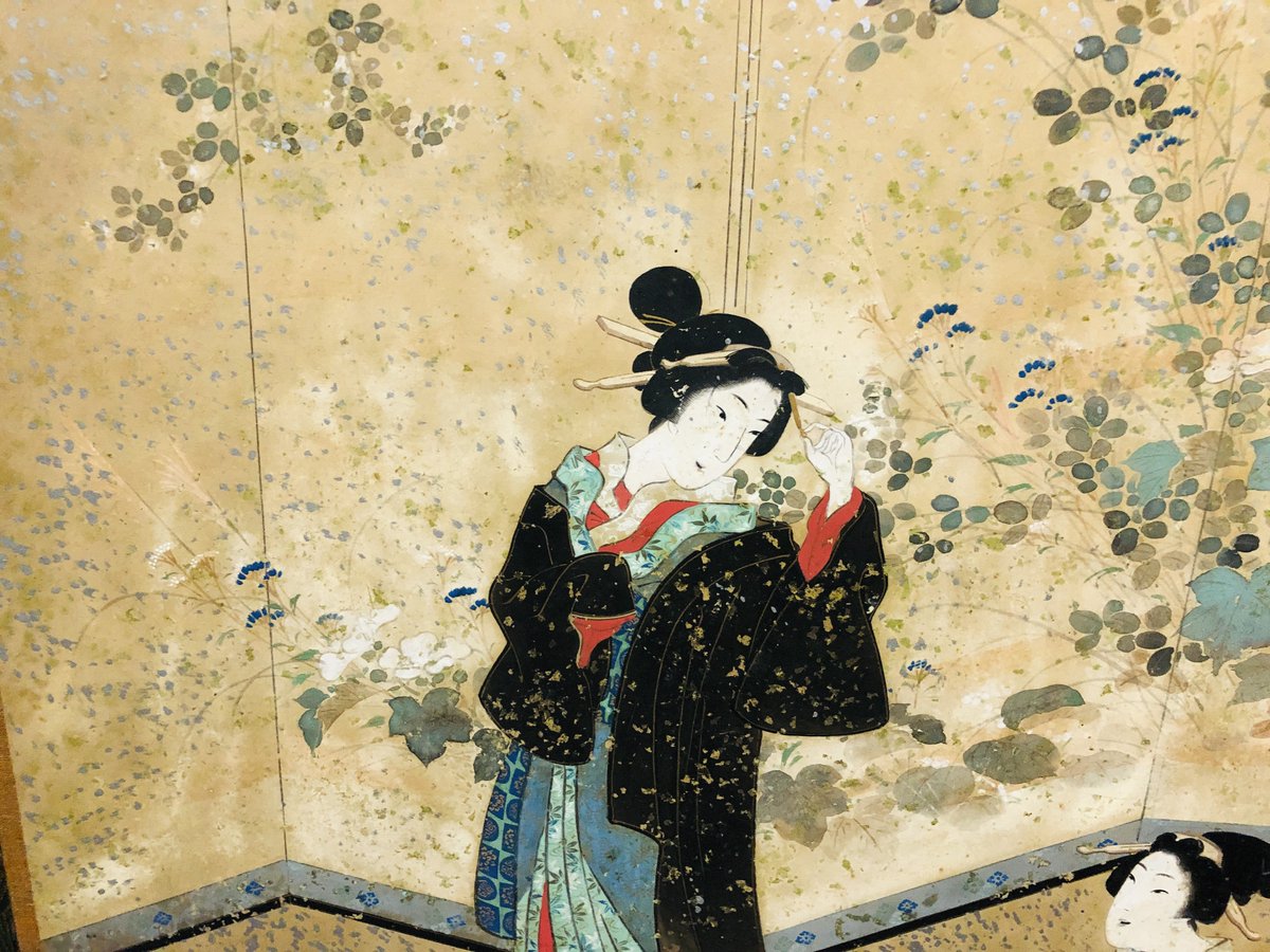 hareitiba's tweet photo. Byoubu
Japanese-style partitioning screen
Folding screen
Folded state 65 inches long and 32 inches wide
#japaneseantique #foldingscreen #byoubu https://t.co/xV5GhbaAus