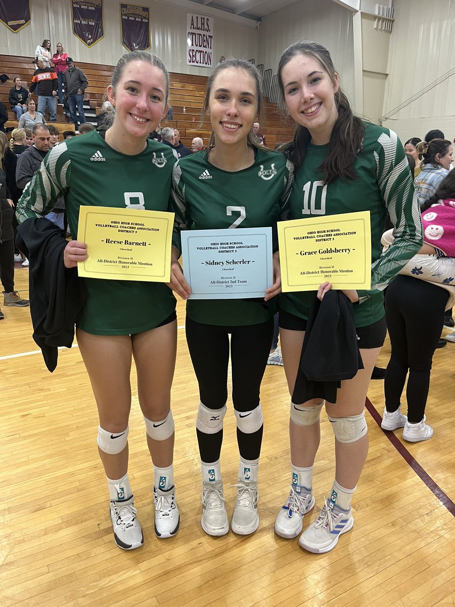 Had so much fun cheering on some of our seniors at the district senior all star game!