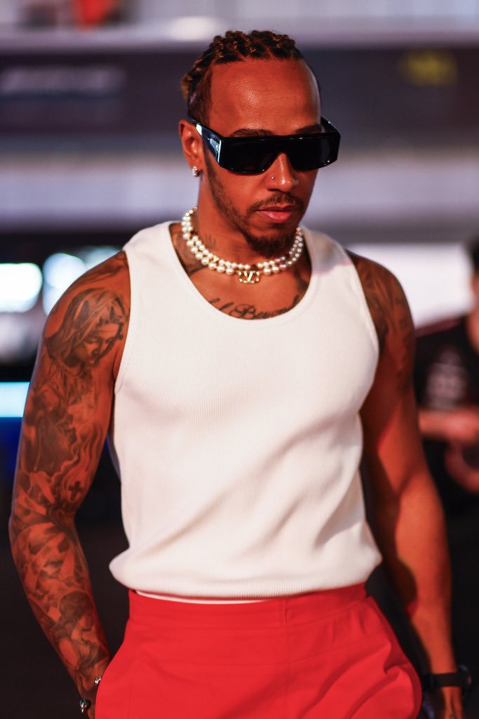Lewis Hamilton in Las Vegas. 🔥