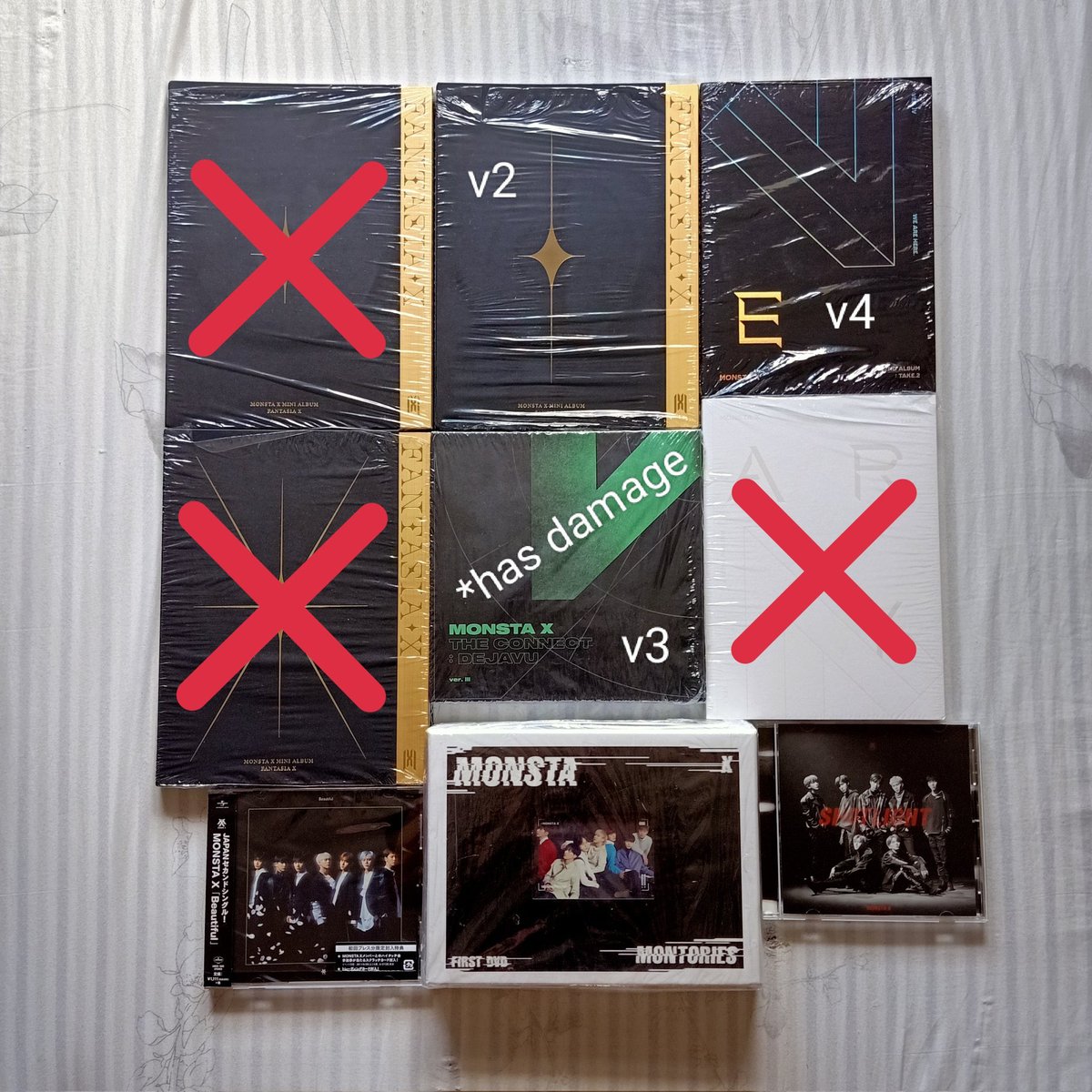 hjcarteu's tweet photo. wts lfb ph only

monsta x (mostly hyungwon) solo / unit / group pc photocard, postcard, polaroid, bookmark, photo print, unsealed album, montories dvd, etc.
❌ sensitive buyers
check 4th pic first for full details

dm if interested to buy! https://t.co/mtdSzqrJit