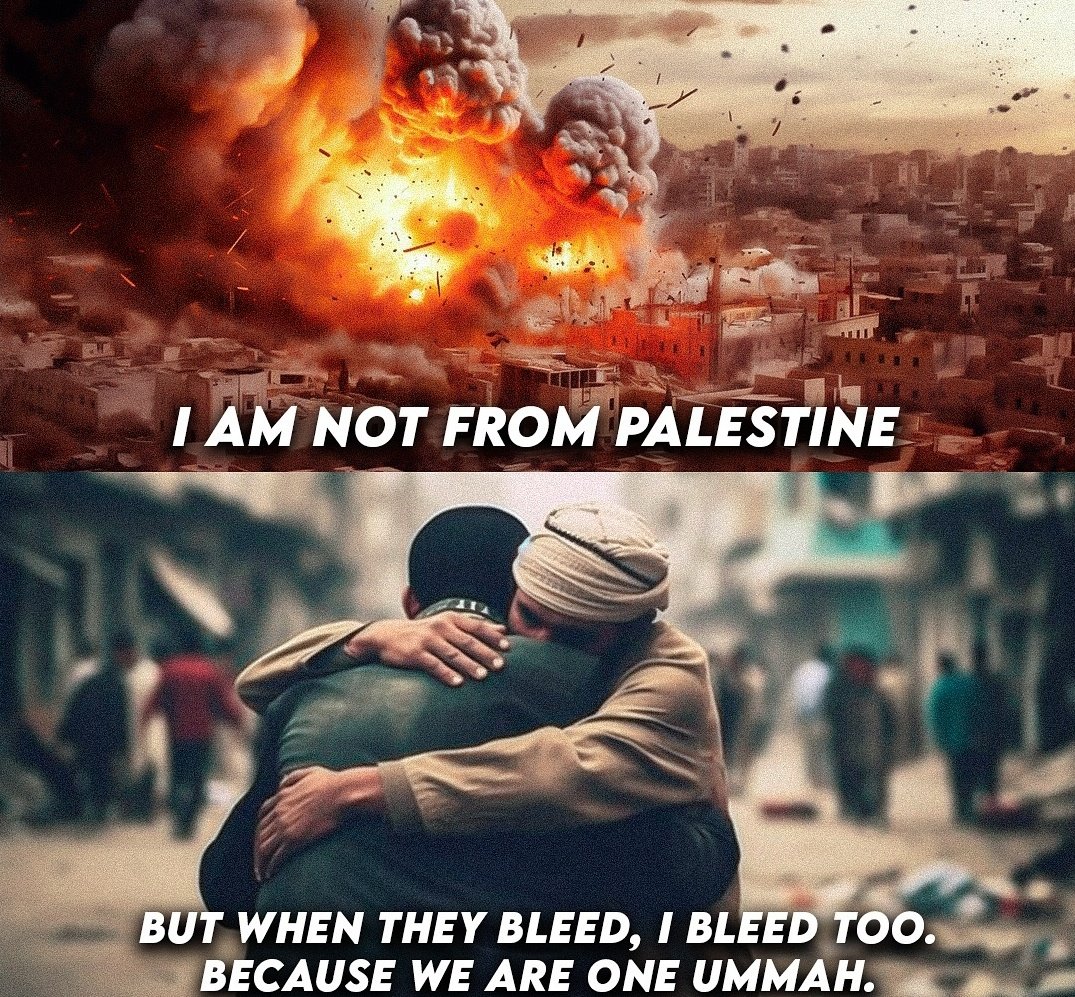 syedArafey's tweet photo. We are one , we are brother , we are UMMAH #fraternity #freepalestine #savepalestine . https://t.co/IJCNkPfexc