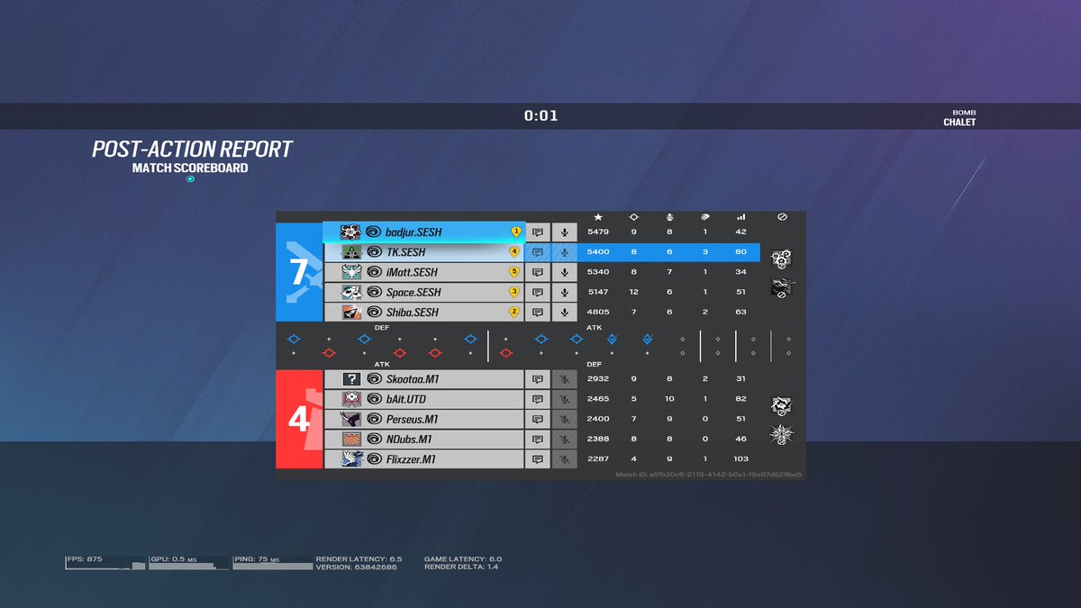 TeamSESH is 3-0 on the day in Element 2 quals. GGs to everyone we played. We play Outlast tomorrow for the first BO3.