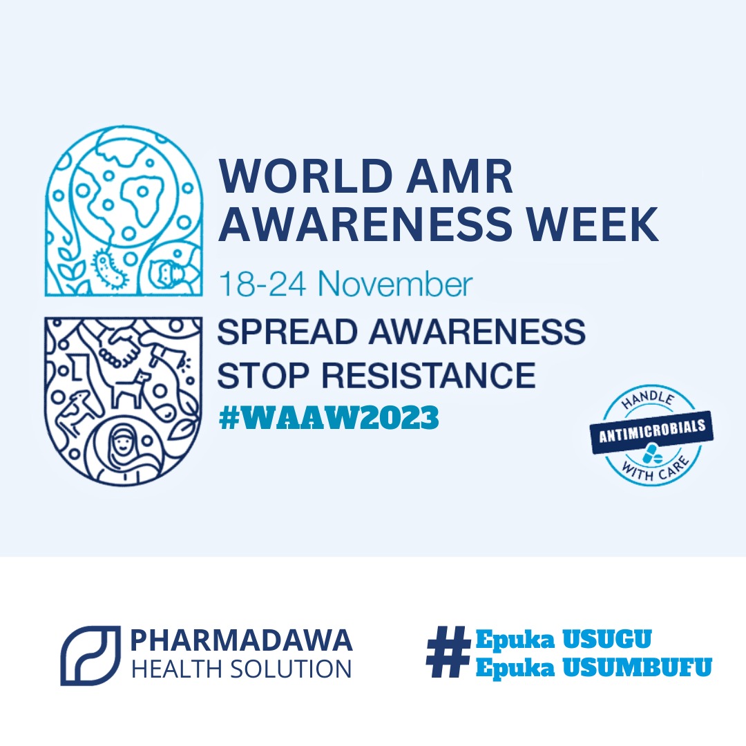 #WAAW is commemorated each year from 18th Nov to 24th Nov with the aim of raising awareness to the community and getting into the action about WICKED PROBLEM #DUDUBAYA(AMR)

Let's prevent antimicrobial resistance together.

#EPUKAUSUGU #EPUKASUMBUFU
#WAAW2023.