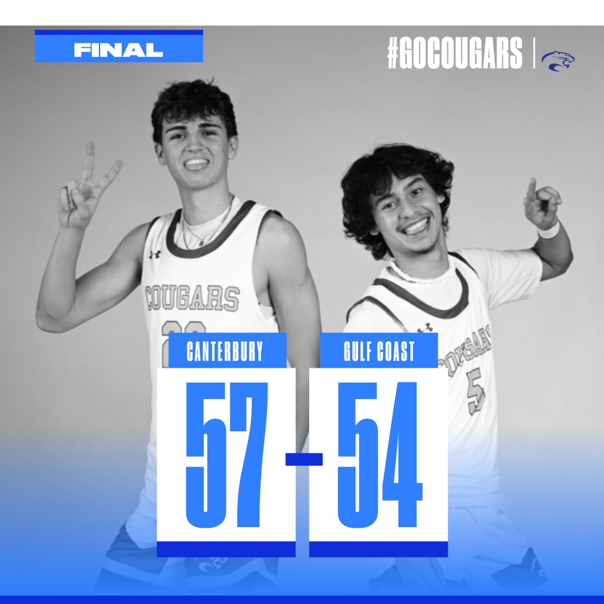Cougars win their first game in @the_hoopvibe preseason classic! Allan Rivera led all scores with 19 points! #GOCOUGARS