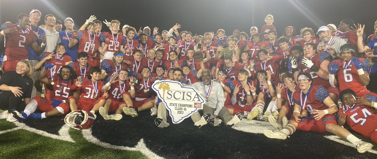 The Hammond Skyhawks, SCISA 4A State Champions. This is the Skyhawks’ 7th straight title, 15th since 2006, and 21st overall.