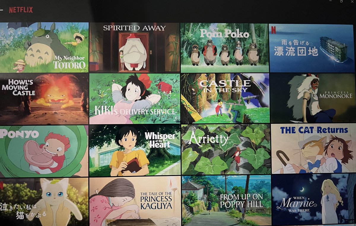 atmr_ponchan's tweet photo. みんな知ってる？VPN設定イギリスにするとNetflixでジブリ見えるんだよ！！ https://t.co/2nUySmRyLN
