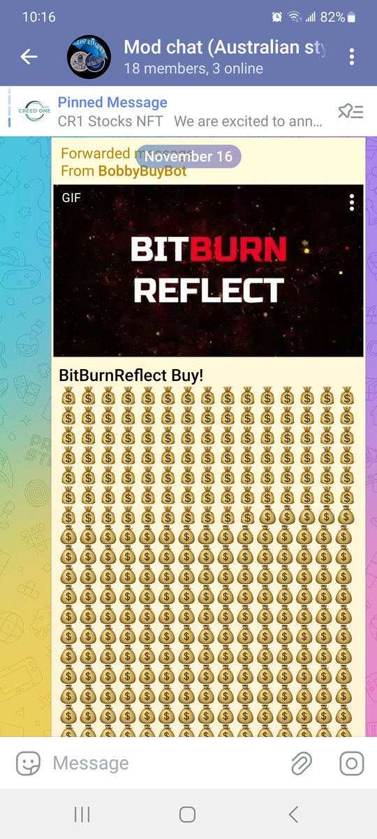 Gilstrap661's tweet photo. @KaptKilo @yourcryptodj How about this! #BITBURNREFLECT https://t.co/TnUeDAvBUL