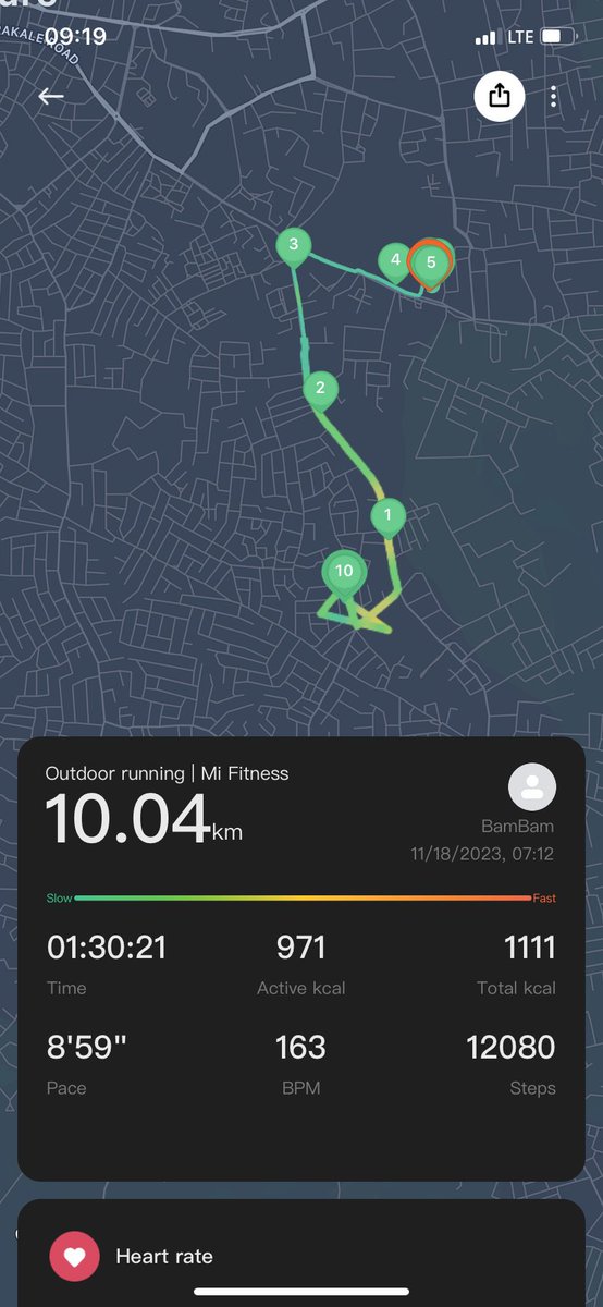 Lord_Bamz's tweet photo. Reached new heights today with a 10km run! 🚀🏃‍♀️ Proud of the progress and dedication! #RunningMilestone https://t.co/YzC7asb3pg