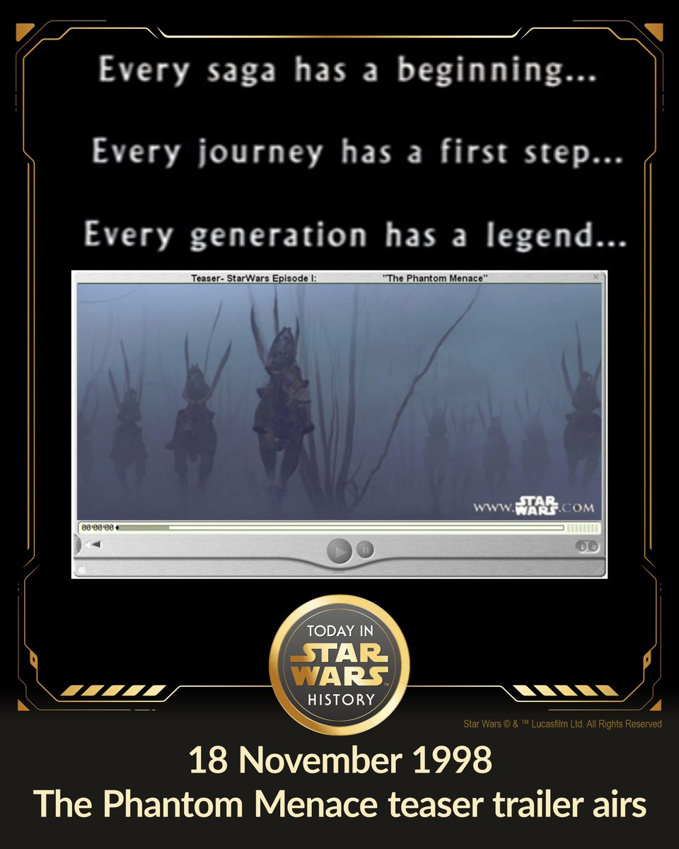 Today in Star Wars History tweet media