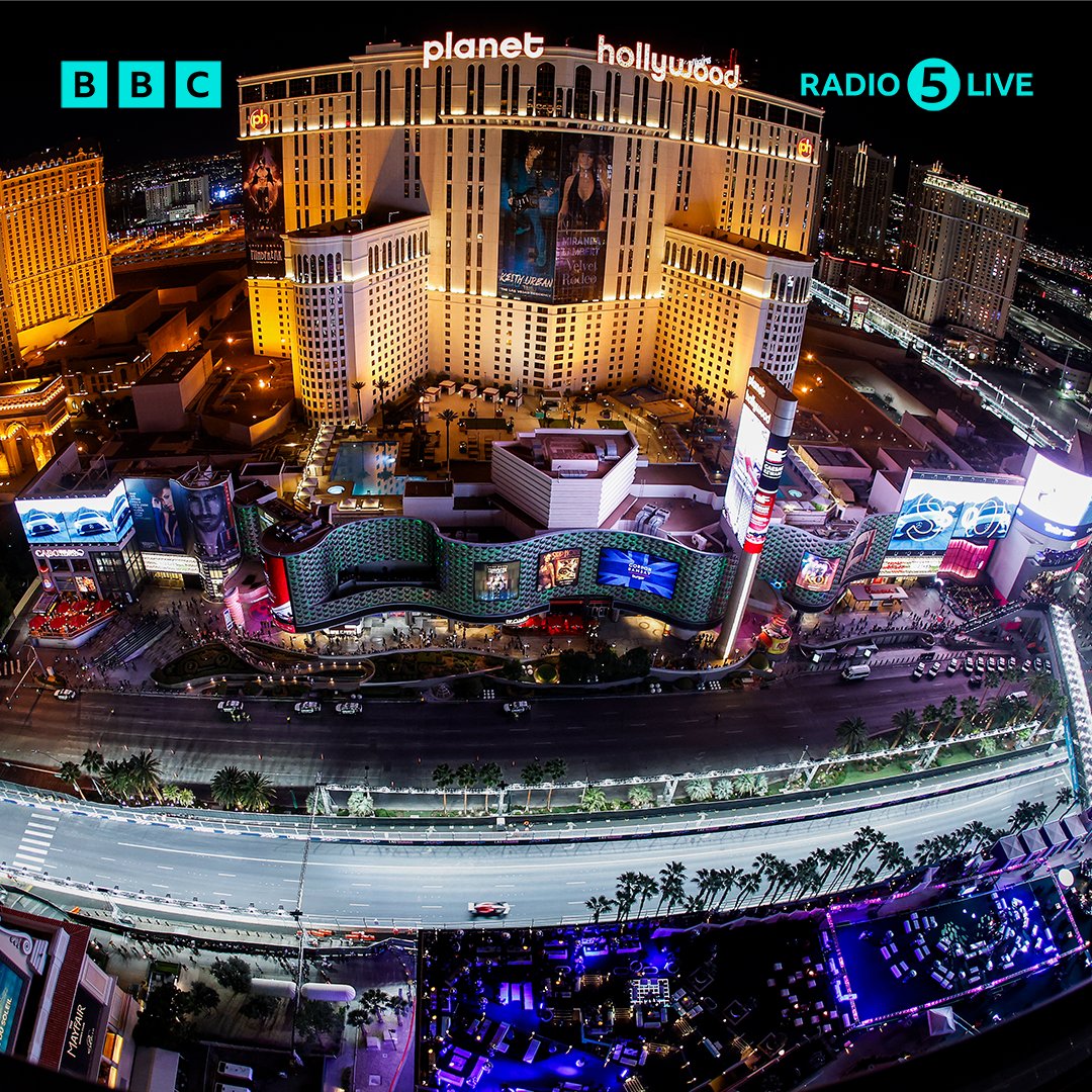 🌟 It's time for qualifying under the Vegas lights! ⁉️Who'll secure pole position? 🎧 Find out with @rosannatennant, @JolyonPalmer, @alicepowell & @andrewbensonf1 on @BBCSounds! 📲 bbc.co.uk/sounds/play/li… #BBCF1 #LasVegasGP