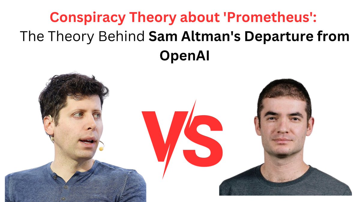 chiggywiggy23's tweet image. 🚨Shocking Conspiracy Theory: The Story Behind @sama Sam Altman&apos;s Exit from @OpenAI  – A Conspiracy Theory Involving Ilya Sutskever? #OpenAIDrama #TechConspiracy #PrometheusProject 🤖