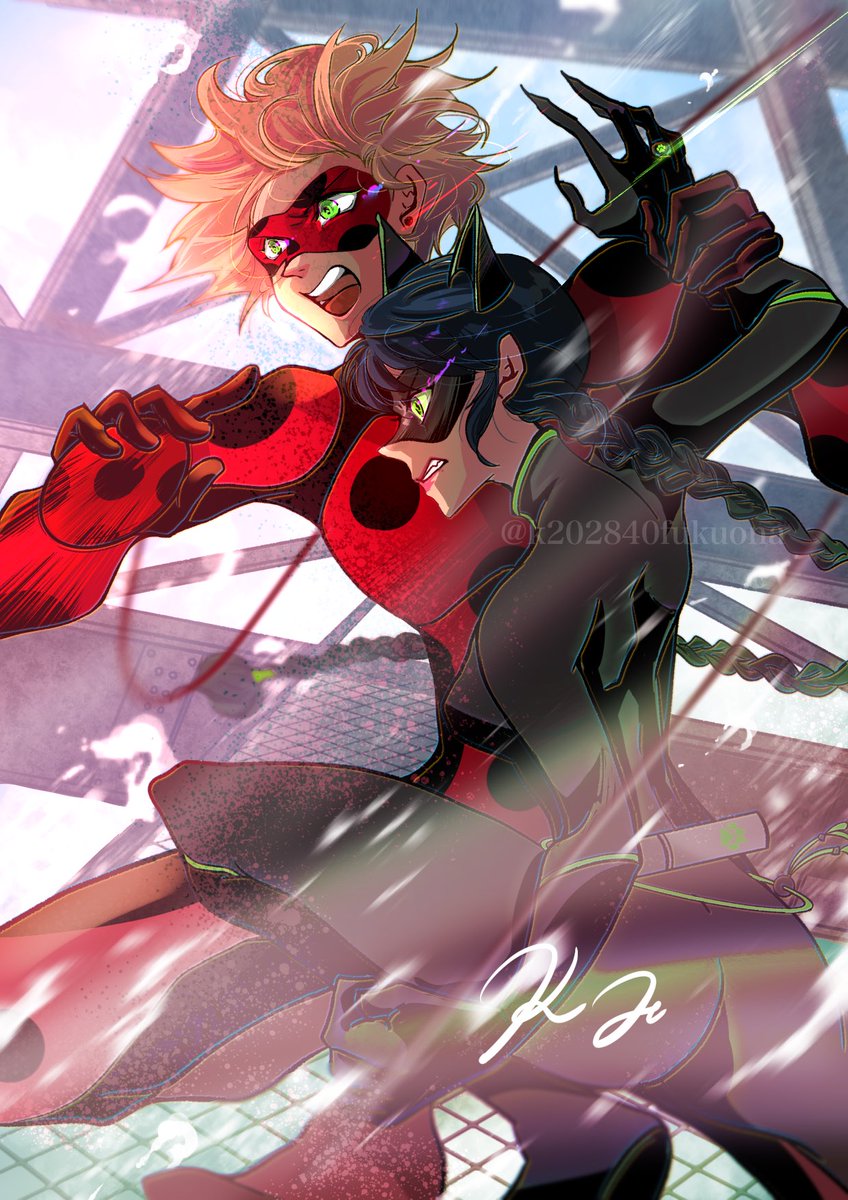 #MiraculousLadybug
塔内戦闘中