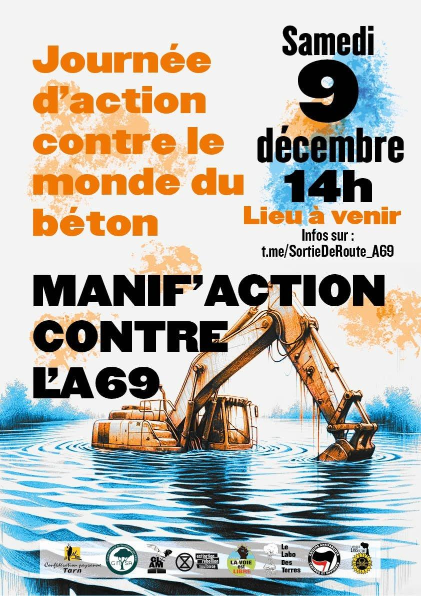 lrgsansbitume's tweet photo. 📢📣🎉🎈Rdv SAMEDI 9 DÉCEMBRE à 14h pour une nouvelle marche familiale, engagée et joyeuse !📢📣🎈🎉 Lieu à venir.
Défendons la santé publique et  notre agriculture, sacrifiées au profit du bitume et du béton
#scandalesanitaire #santepublique #icpe #stopbitume #A69 #qualitedair https://t.co/v0H8ARrad7