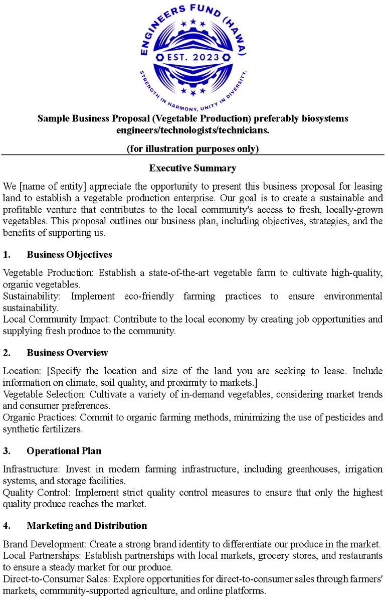 KNUE_Official's tweet photo. For our unemployed colleagues
Stay resilient, ADJUST, and come out stronger! 🌟
Starting Dec 1, 2023, #HAWA support is open for proposals. Check out a sample #businessProposal👇🏿for your reference.
"Strength in Harmony, Unity in Diversity."
#EngineersFund #HAWA #SHUD https://t.co/ArMarGx9SZ