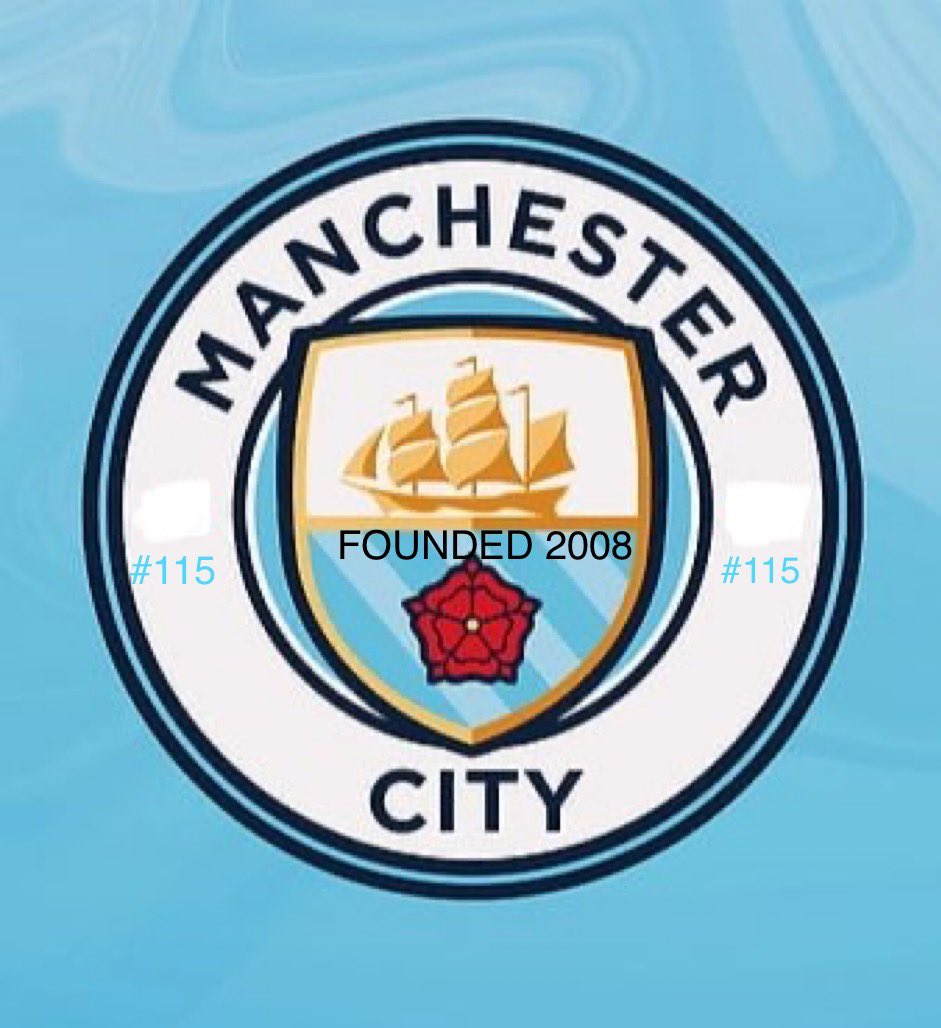 TheUnitedWay26's tweet photo. I’ve fixed their badge for them to correctly represent their history. A small club that can only compete by cheating. They are trying to claim they are commercially bigger than Real Madrid & Utd 🤣 They have no shame
#115Charges
#FACorruption
#PremierLeague https://t.co/dNpwjGu6mq