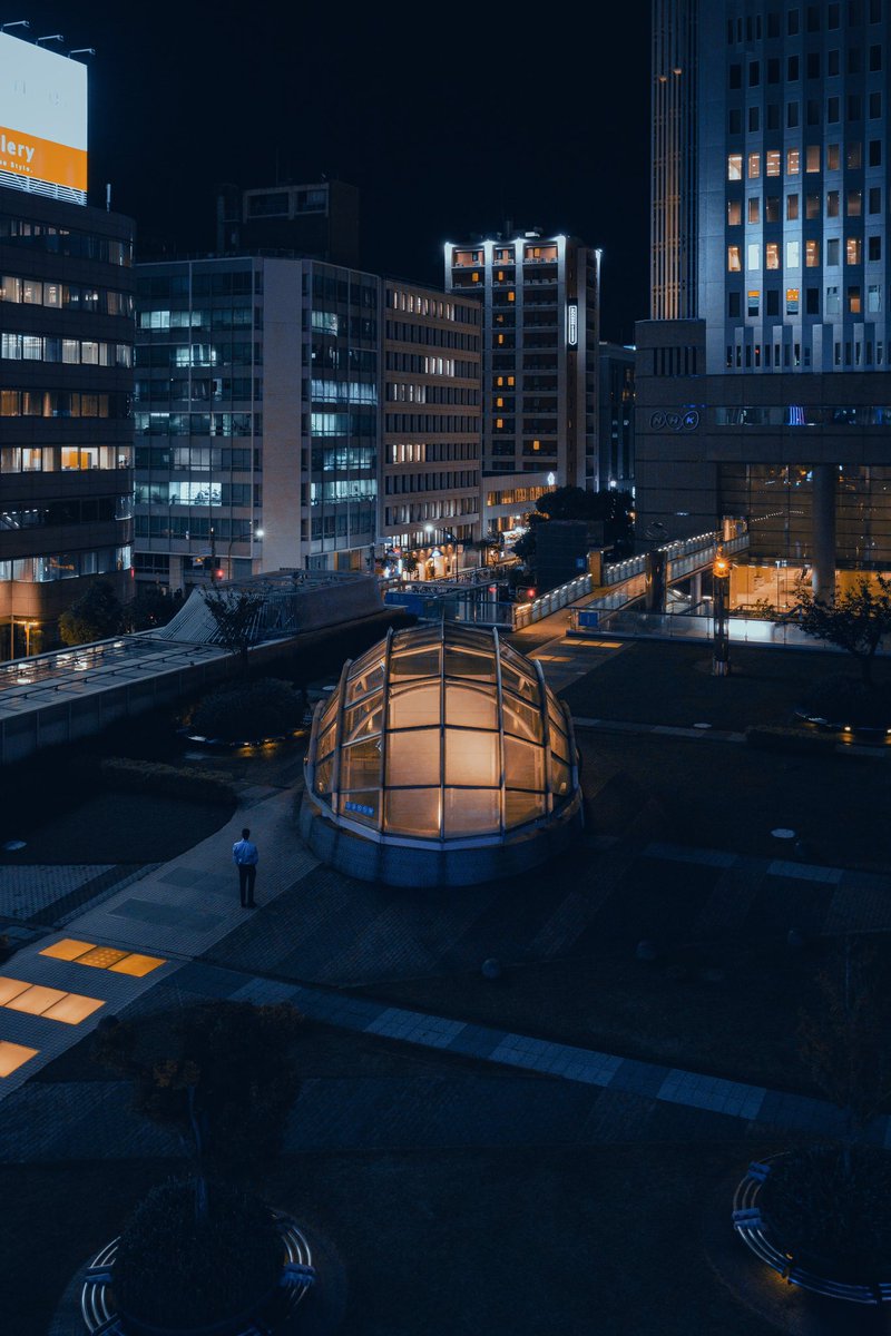 オアシス21 2階からの眺め✨
宇宙船の窓がありました。