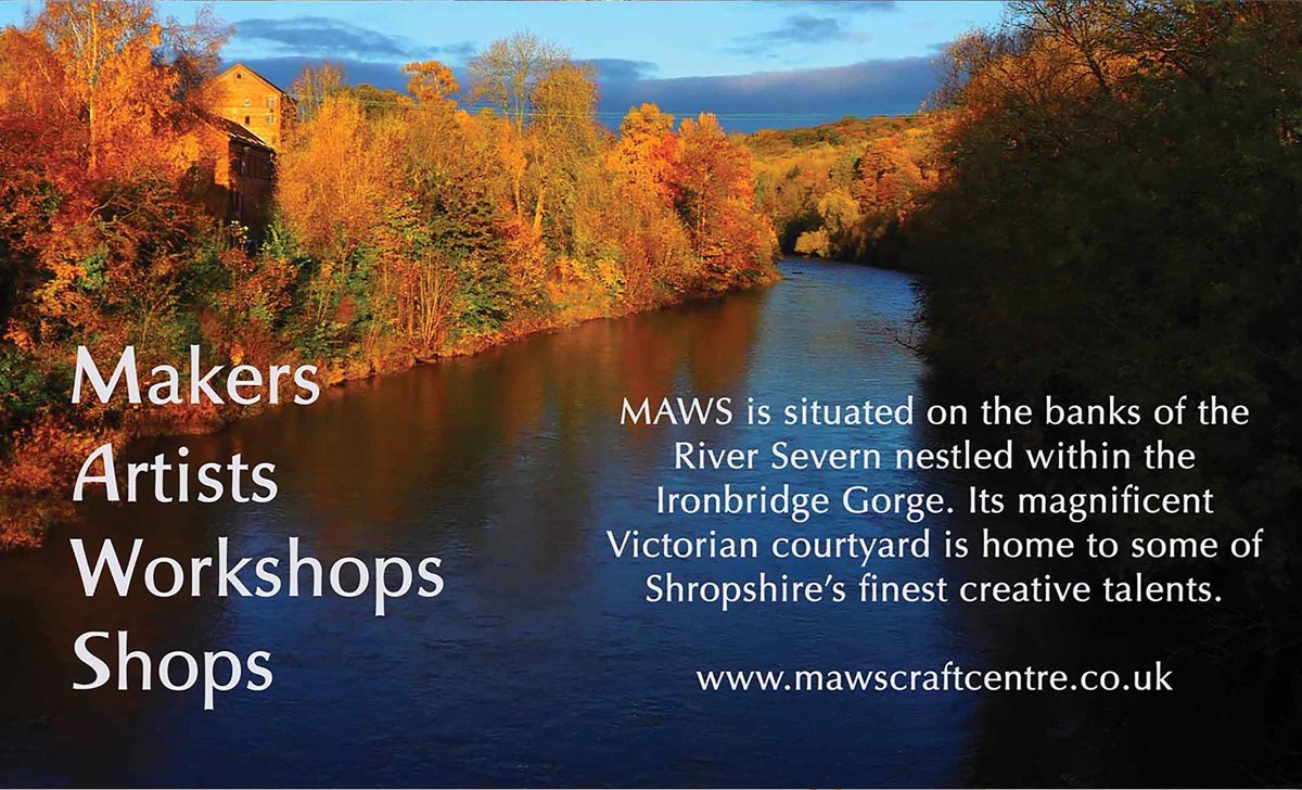🌟Maws Craft Centre🌟
If you're looking for that original gift for Christmas, go along to Maws & see some of the finest artists and makers in Shropshire in their shops & studios. TF8 7LS Free parking 🎄⛄🎁🌟

#MawsCraftCentre #NrIronbridge #shropshire #coalportstation #ukcrafts