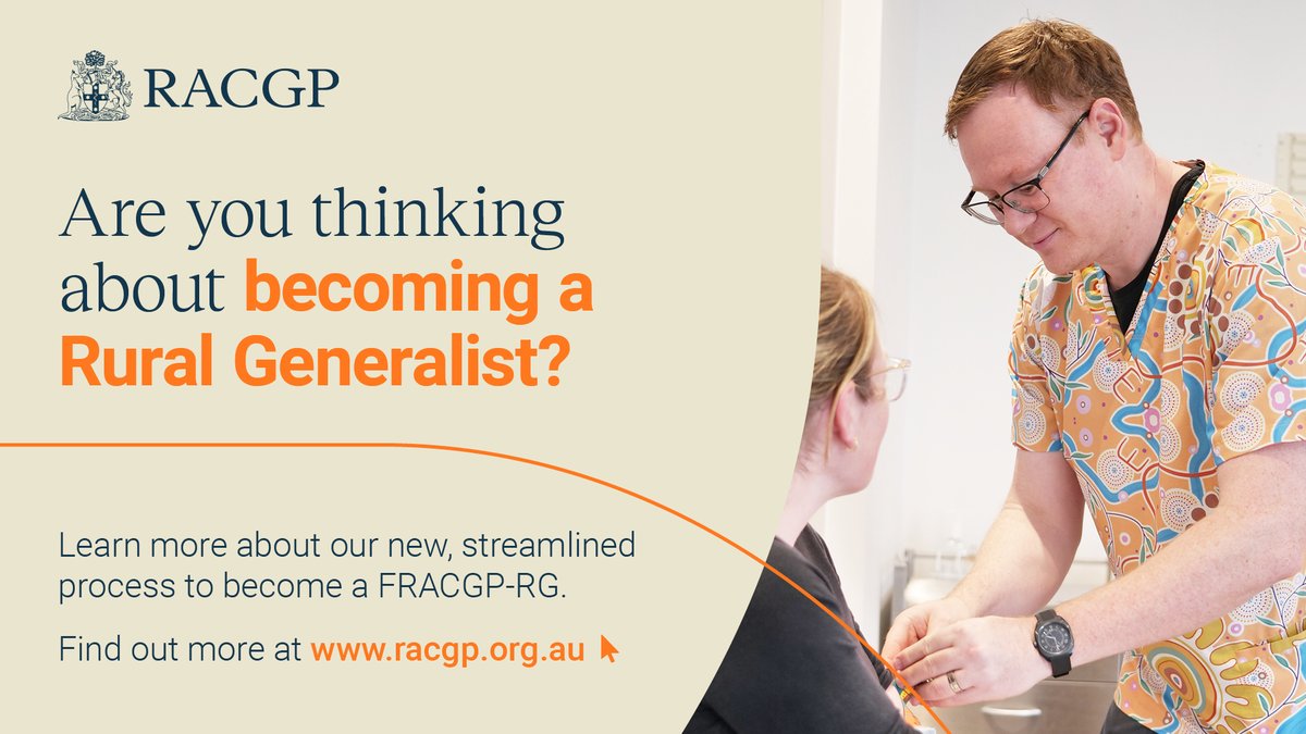 If you're a rural GP looking to become a recognised Rural Generalist, we’ve got good news. We're streamlining the assessment process for our RG Fellowship and waiving the fee until May 2024. Visit our website, or register for the webinar on 20/11 here:  bit.ly/49Ph2Jx