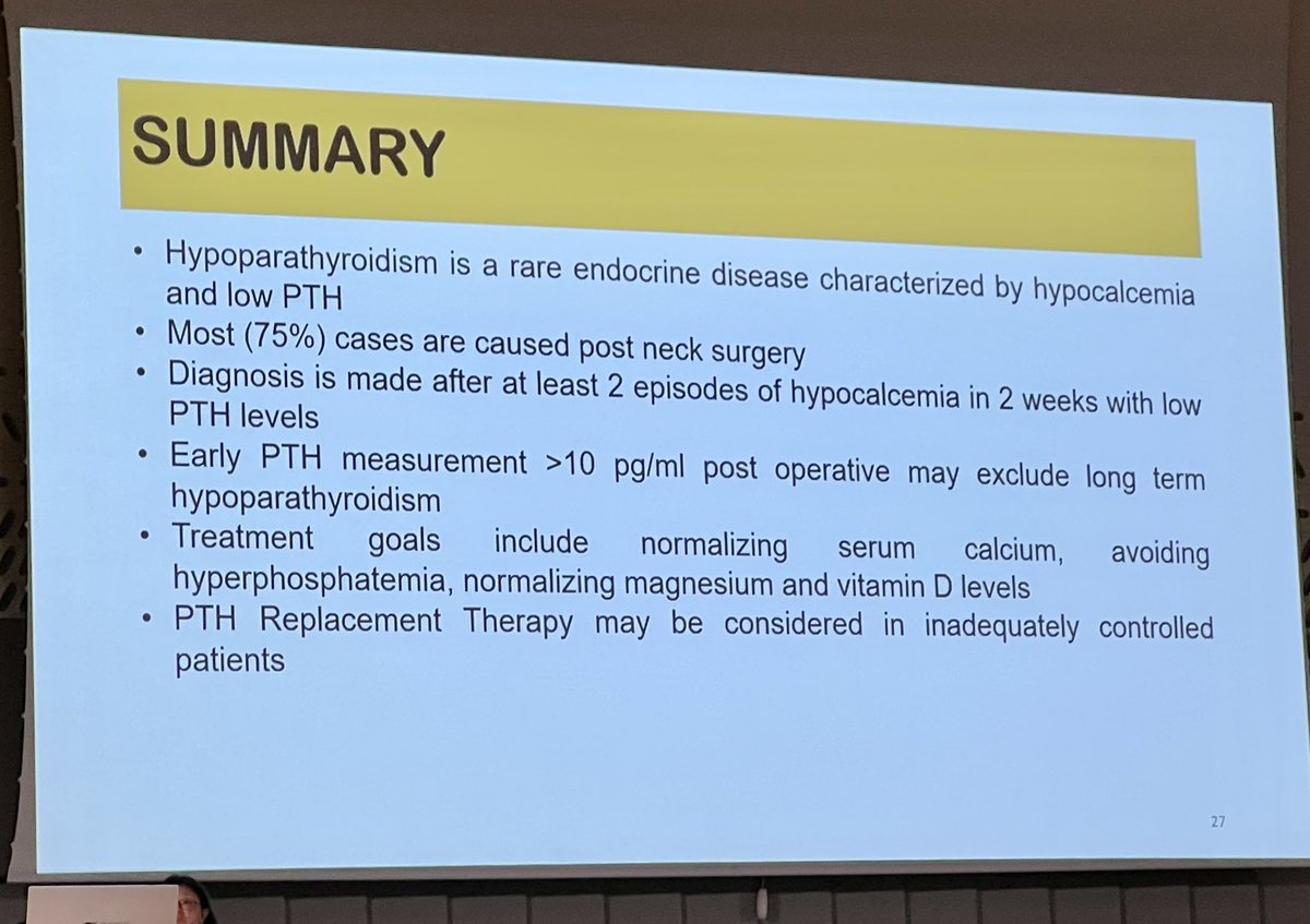 Hypoparathyroidism: diagnosis and management #AFES