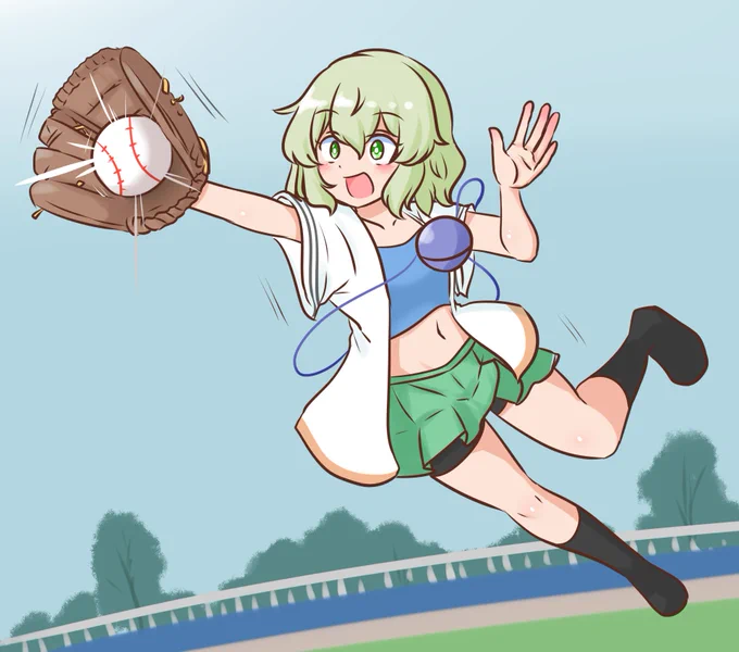 Skebご依頼で描きました ナイスキャッチこいしちゃん…と実際の依頼の凍結こいしちゃん 