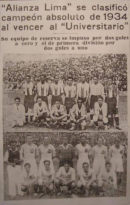 elrodillo1901's tweet image. Hoy hace 89 años @ClubALoficial se coronó Campeón Absoluto del Fútbol Peruano. Cuando los viejos íntimos, contra todo pronóstico, ganaron en Primeros Equipos y en Reservas a una confiada u. Consiguiendo así el 1er 𝙏𝙀𝙏𝙍𝘼𝘾𝘼𝙈𝙋𝙀𝙊𝙉𝘼𝙏𝙊 en el Fútbol Peruano

🏆🏆🏆🏆