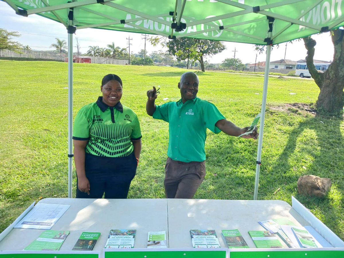 Action4SA's tweet image. We are ready to make sure every eligible voter in South Africa can walk into a voting booth next year, armed with the power to start fixing South Africa.

#RegisterToFixSA #EachOneBringOne