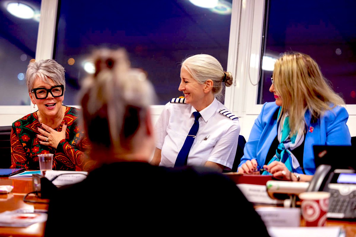 mimsdavies's tweet photo. Fab to meet @British_Airways, @greeneking &amp; many other leaders of our thriving travel &amp; hospitality sector at @Gatwick_Airport. They’ve got vital support for employees with menopause impact-to stop women feeling they have to leave work.Time for more employers to also follow suit https://t.co/HRD3Tx4lG3
