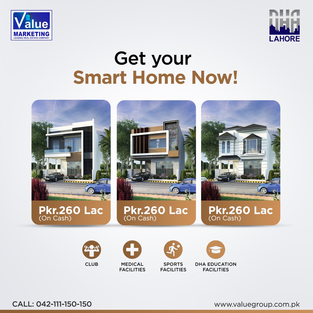 ValueMarketing3's tweet photo. Unlocking the augmented reality of your perfect home. Join a community of forward-thinking individuals in DHA Lahore!
5 Marla Smart Home
DHA EME Phase 12

For more information
Call: 042 111 150 150
#ValueMarketing #Greenviewsmarthome #luxury #Price #dhalahore #marketing https://t.co/BH88XezG3H