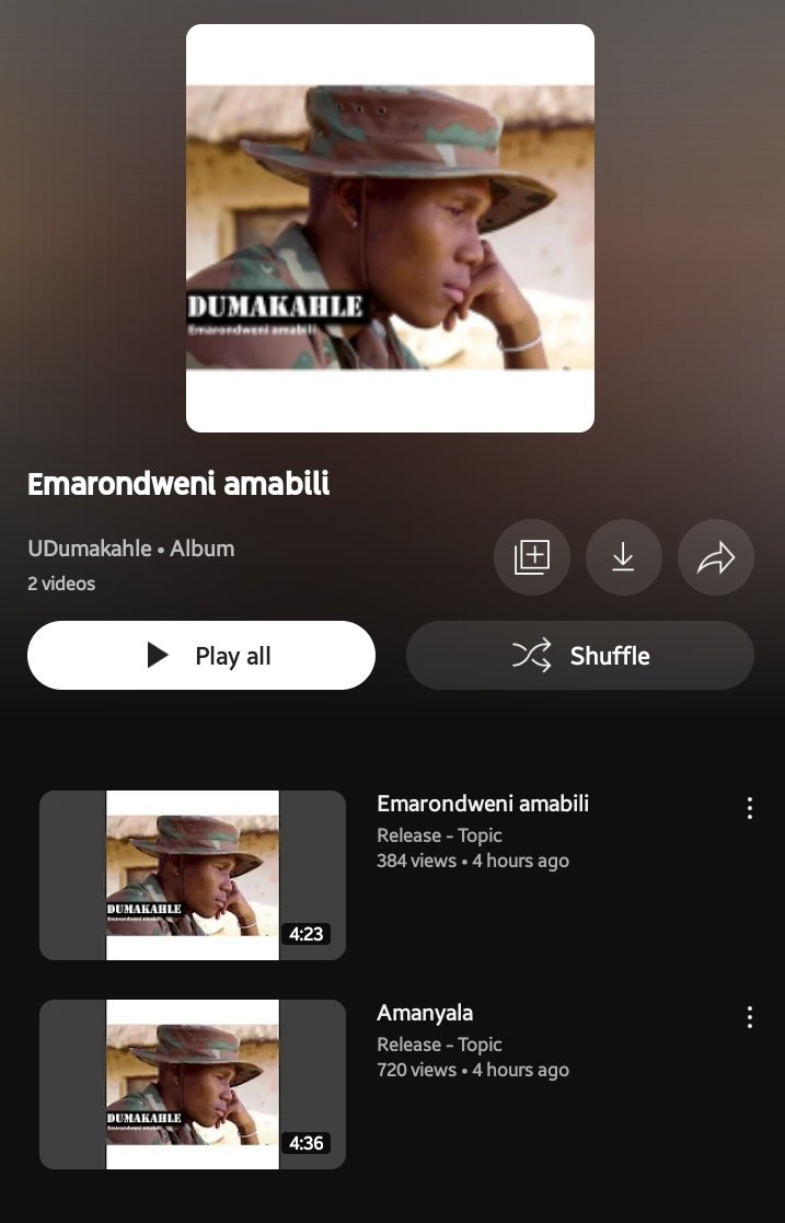 MpungoseMc's tweet photo. Ake niphuthume kuYoutube nangu @DumakahleM eshisa izwe ngengona ezimbili nizwe ingoma yangampela 🔥🔥🔥🎶
#Emarondweni_amabili
#Amanyala
@Inqubeko_MC @MaskandiTwiter https://t.co/6nrAcutbcv