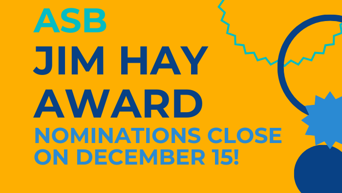 American Society of Biomechanics (@amsocbiomech) on Twitter photo Less than a month to go to nominate for <a href="/AmSocBiomech/">American Society of Biomechanics</a> Jim Hay Memorial and Jean Landa Pytel Awards! Less than a month to go to nominate for <a href="/AmSocBiomech/">American Society of Biomechanics</a> Jim Hay Memorial and Jean Landa Pytel Awards!