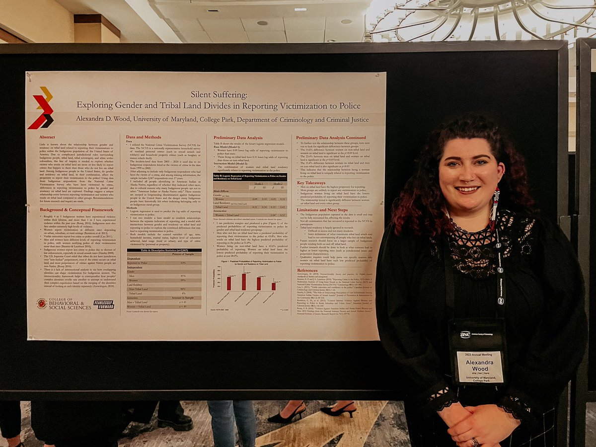 indigenouscrim's tweet photo. Yakoke (thank you) to everyone who stopped by to see my poster and chat with me last night! #ASC2023 https://t.co/xYMW9LCLnK