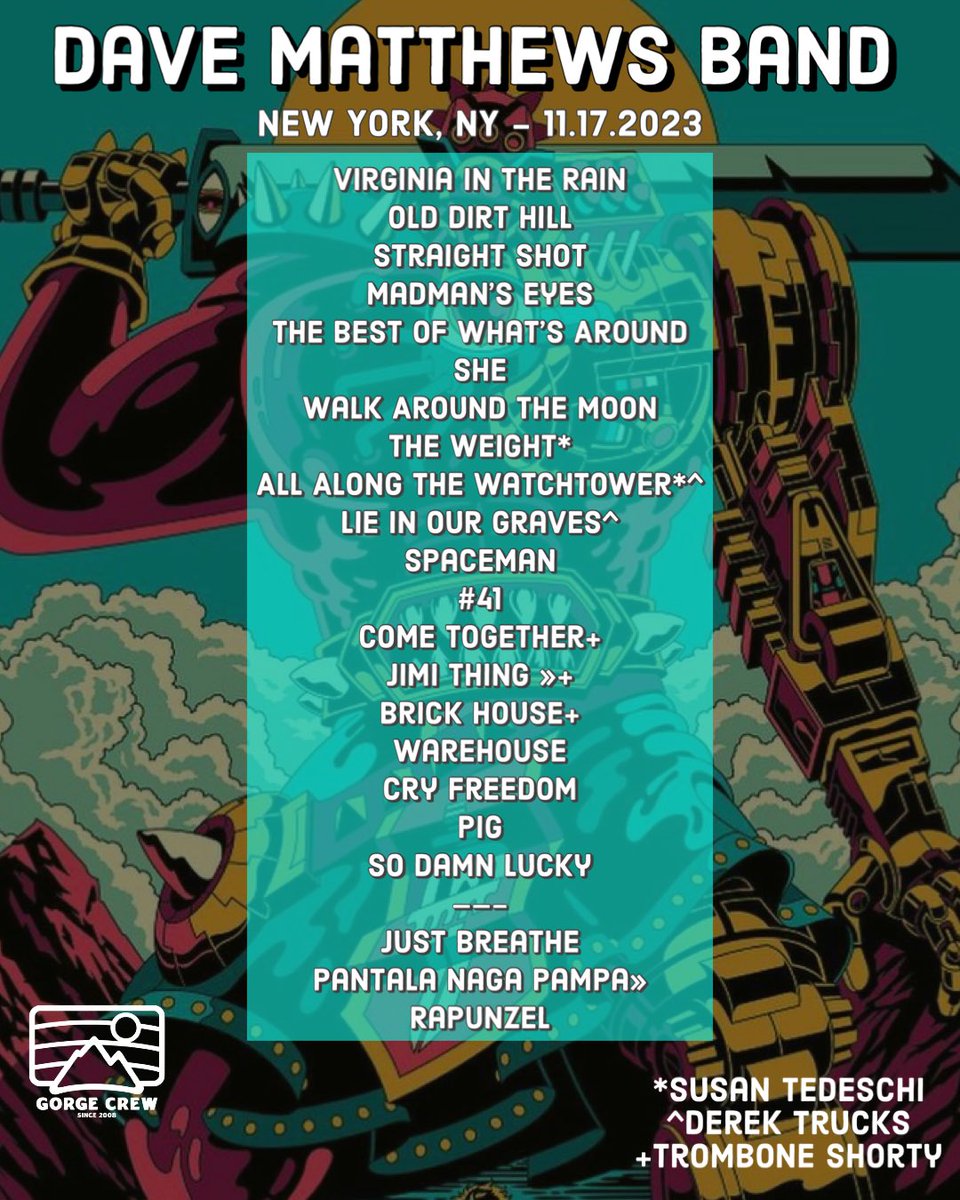 DMBGorgeCrew's tweet photo. A night to remember! 🔥

#dmb #davematthewsband #davematthews #dmbgorgecrew #dmbgc #gorgecrew https://t.co/fyCyvcGHcV