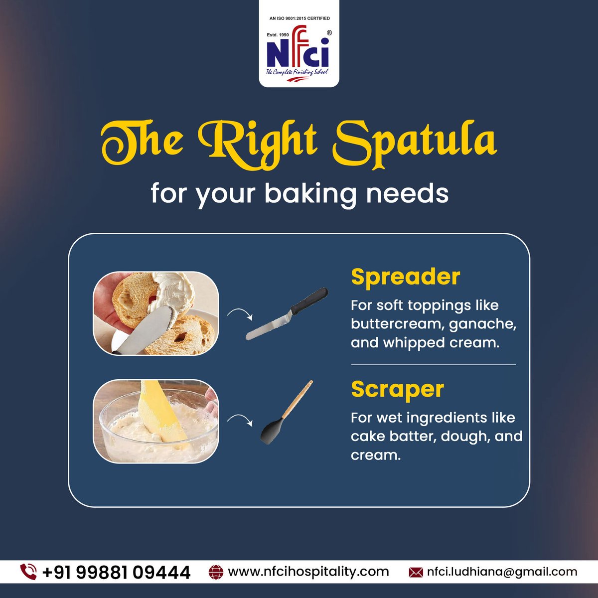 NfciLudhiana's tweet image. A baker with the right spatula can create MAGIC!
.
.
Comment below and tell us your spatula pick!
.
.
#spatula #spatulas #spatuladesserts #spatulapainting #baking #bakinglove #bakingtime #bakingfromscratch #bakingclass #bakingfun #love
