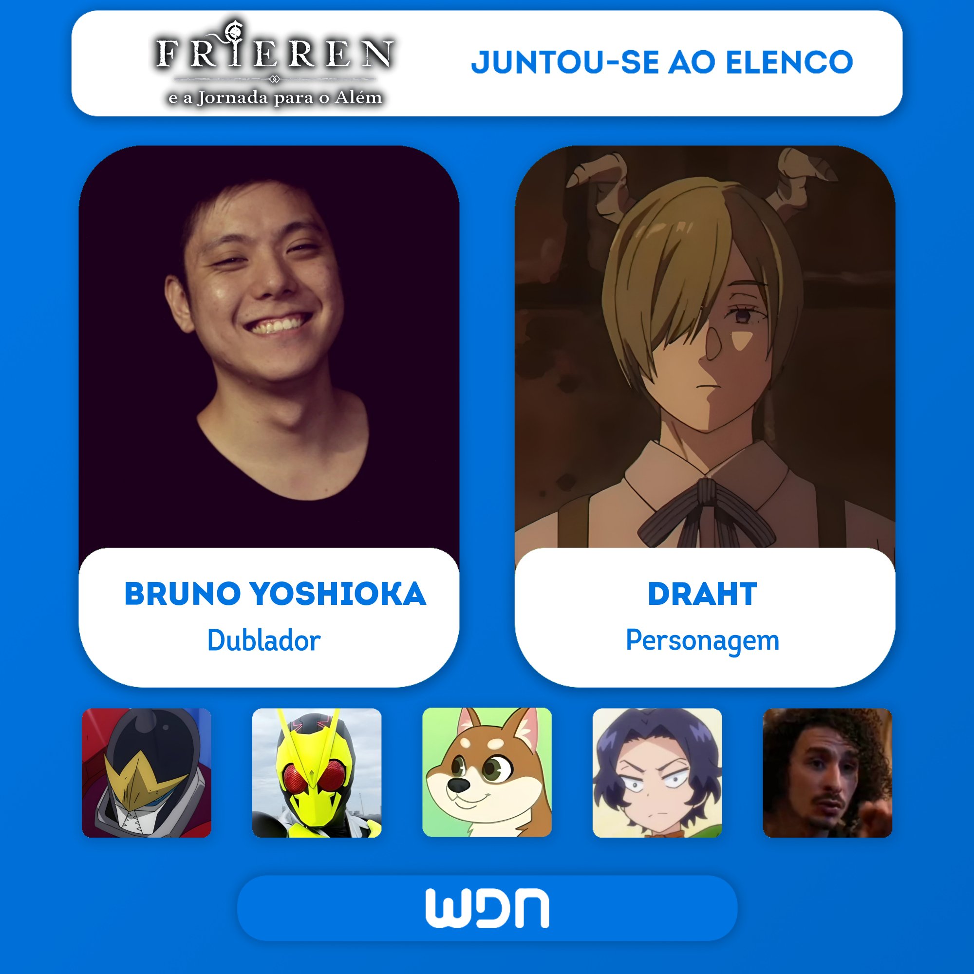 Conheça o elenco brasileiro da dublagem de BLUELOCK - Crunchyroll