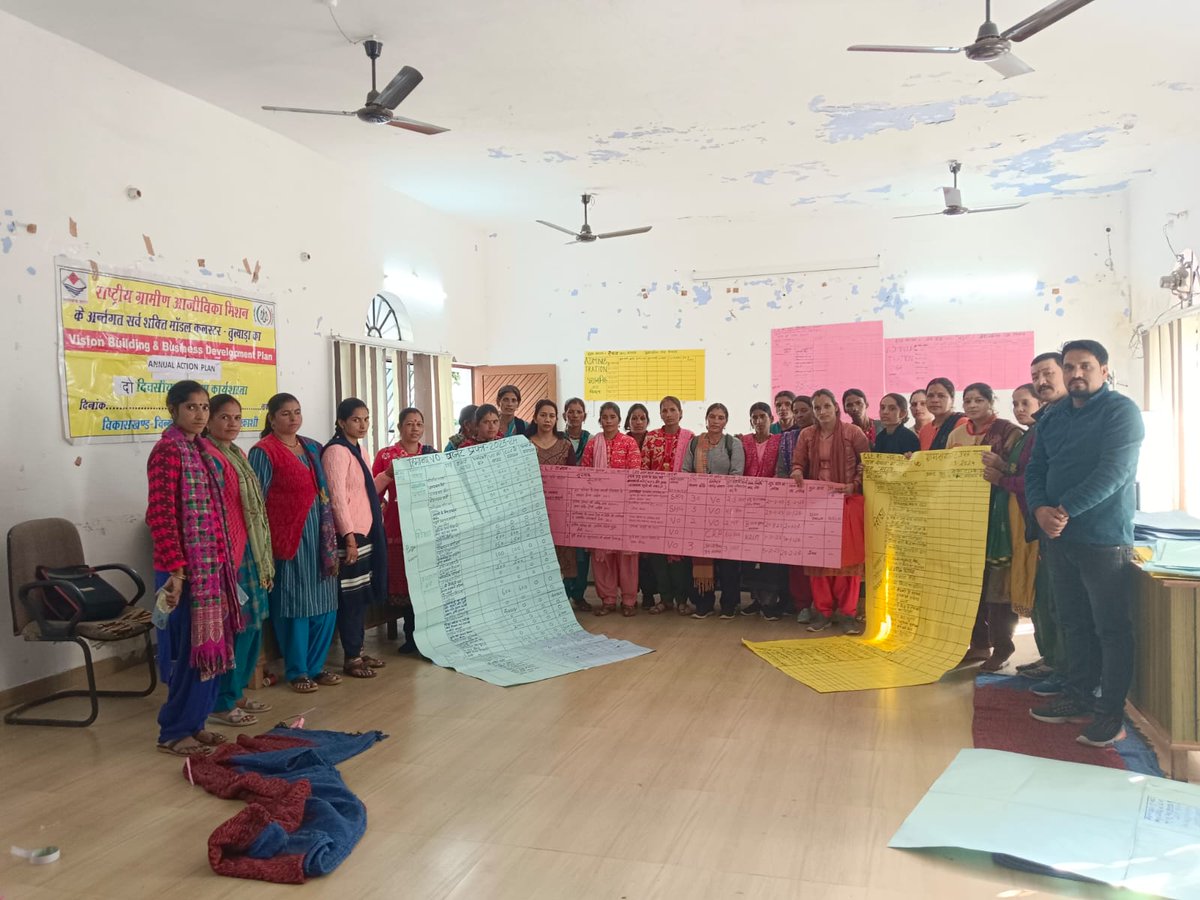 USRLMUTTARKASHI's tweet photo. मॉडल क्लस्टर लेवल फेडरेशन के अन्तर्गत ग्राम संगठन के वार्षिक कार्य योजना तथा व्यवसाय विकास कार्य योजना पर प्रशिक्षण विकास खण्ड चिन्यालीसोड़। https://t.co/oLcGaLQXim