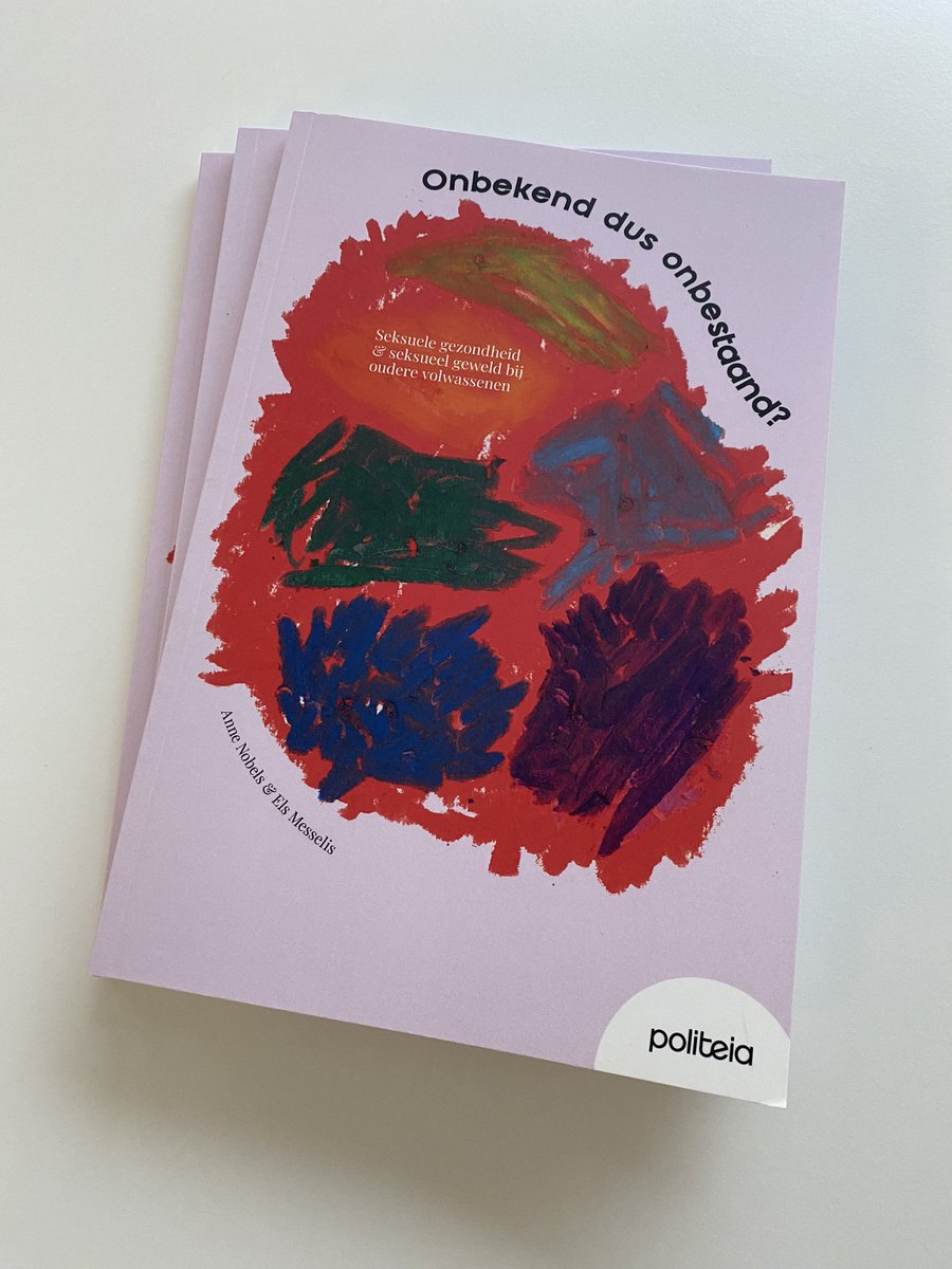 Trots op ons #nieuwboek. #onbekend dus #onbestaand? #seksuelegezondheid en #seksueelgeweld bij #ouderevolwassenen <a href="/UPoliteia/">Uitgeverij Politeia</a> Anne Nobels
