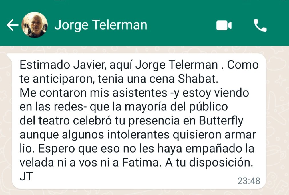 JMilei's tweet photo. Aquí el testimonio de @JorgeTelerman sobre lo que pasó en el Teatro Colón.
VIVA LA LIBERTAD CARAJO 

#KirchnerismoOLibertad 
#KirchnerismoNuncaMas 
#KirchnerismoEsFascismo https://t.co/a8WX9L8fbj