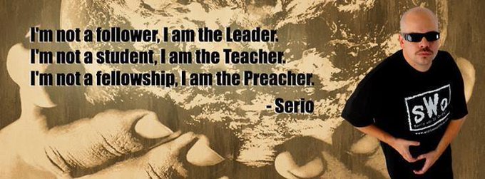 Serio famous quote and song lyrics... "I'm not a follower, I am the Leader. I'm not a student, I am the<a href="/tag/music"class="tags"><span>#music</span></a><a href="/tag/actor"class="tags"><span>#actor</span></a><a href="/tag/rapper"class="tags"><span>#rapper</span></a><a href="/tag/rap"class="tags"><span>#rap</span></a><a href="/tag/author"class="tags"><span>#author</span></a><a href="/tag/serio"class="tags"><span>#serio</span></a><a href="/tag/ch"class="tags"><span>#ch</span></a>
