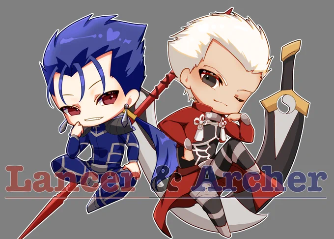 クーフーリンとエミヤ  #FGO