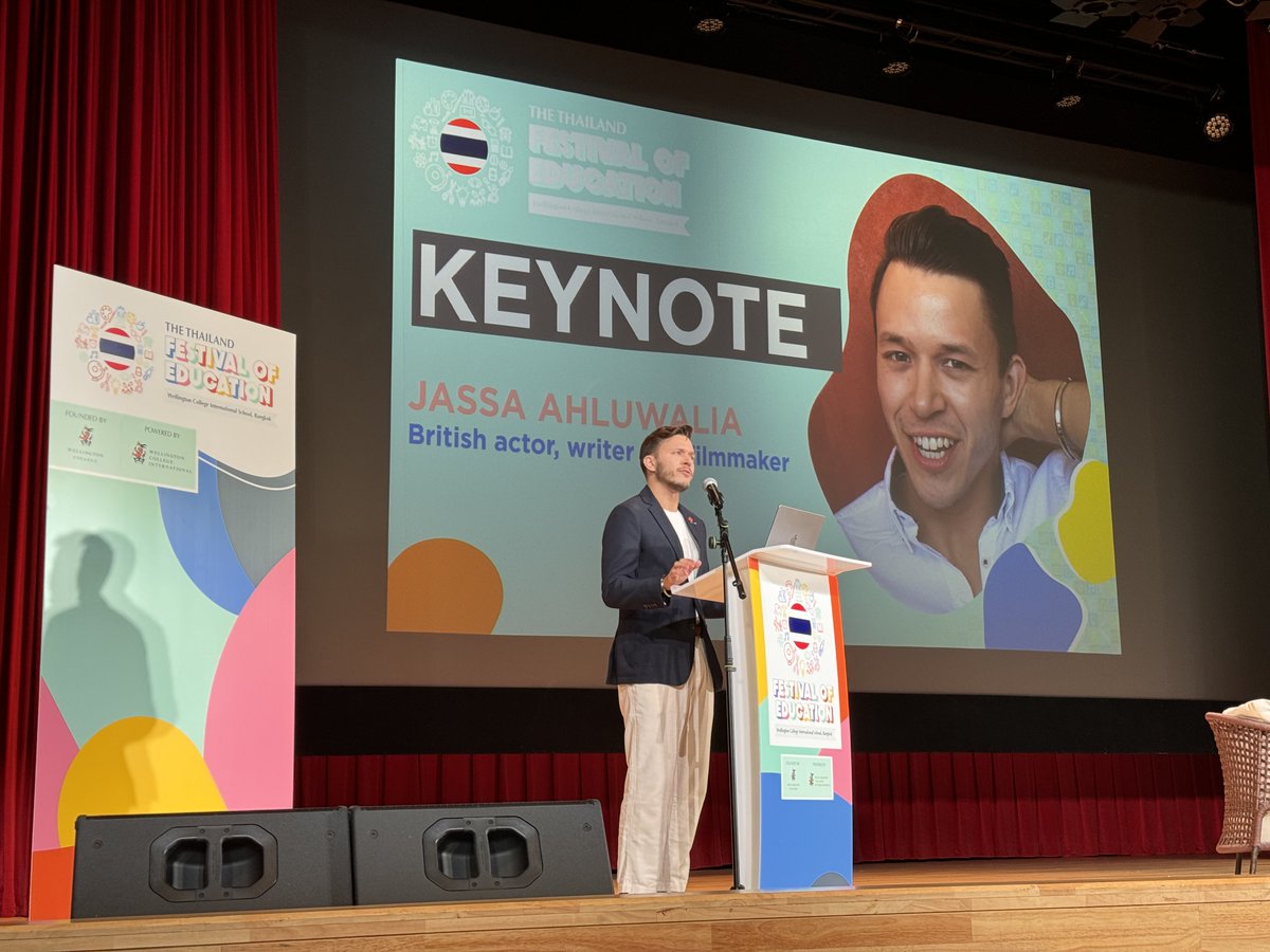 An inspiring opening keynote from actor, writer and filmmaker <a href="/OfficialJassa/">Jassa Ahluwalia</a> on his rewording and a reimagining of mixed identity. #EducationFest