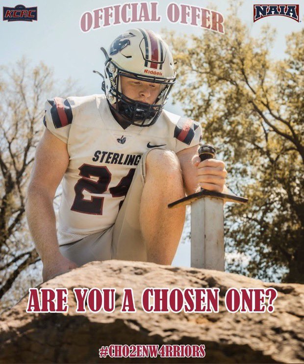 Ty_Mo11's tweet photo. #AGTG Blessed to receive an 🅾️ffer from Sterling College!! @CoachJHarperSC @CoachBrouillett @DrewNPhillips @cdoerflinger24 @CGraham88 @RecruitWestMo https://t.co/yF2zk3231b