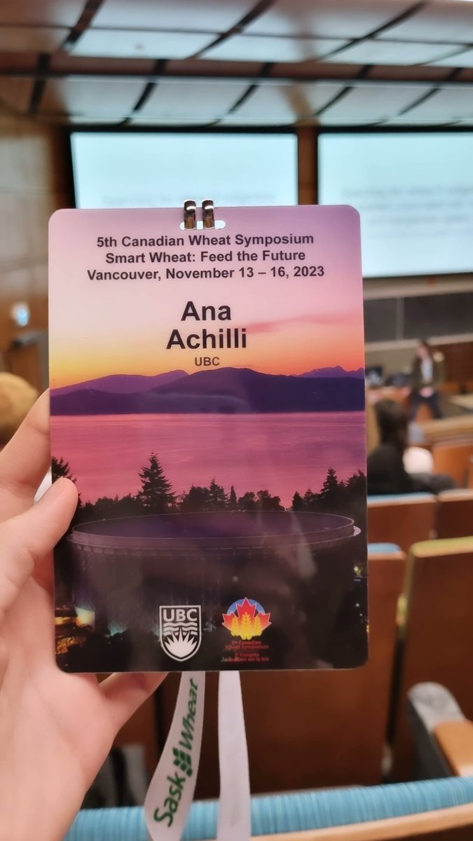 analauraachilli's tweet image. Happy to attended the 5th Canadian Wheat Symposium! @CWS2023 @UBC @CBL_UBC Great talks and inspiring people 
🤍🌾🌾🌾🤍