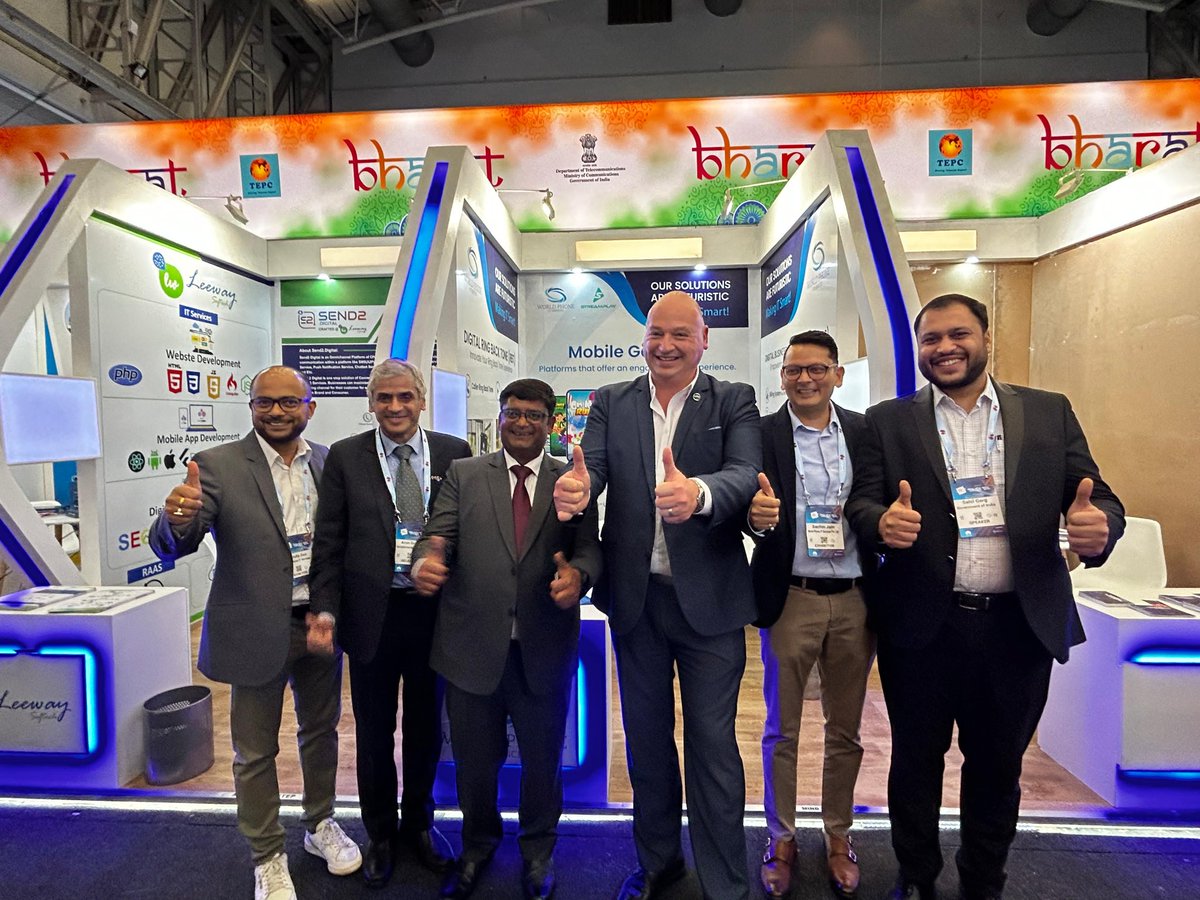 @Dot_India in collaboration with TEPC participated in #AfricaCom2023 at Cape Town, South Africa, showcasing India’s potential to deliver high quality telecom products, tech & services. DoT shared its #Telecom success story & explored potential for #DigitalPartnership #MakeInIndia