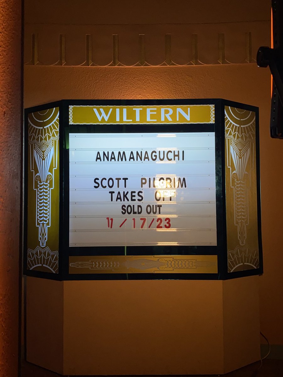 Anamanaguchi tonight at the Wiltern! #anamanaguchi #ScottPilgrim #thewiltern #soldout