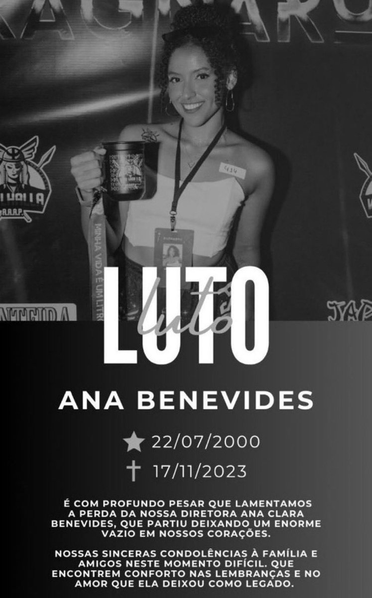 my heart is heavy. i really can’t find the words. we lost an angel today. sending my prayers to her family and friends. Rest in peace Ana.🕊️💔

tragedies like this can be preventable. every fan deserves a healthy environment at concert venues. T4F EXIGIMOS RESPEITO.
