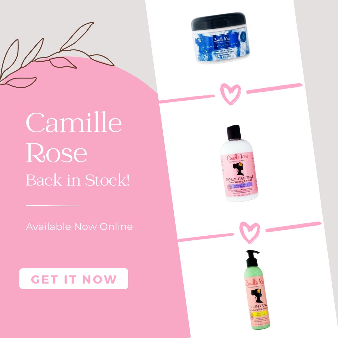 Royals, head to the site to shop your favorite Camille Rose products now! 

#HaveYouBeenCrowned?