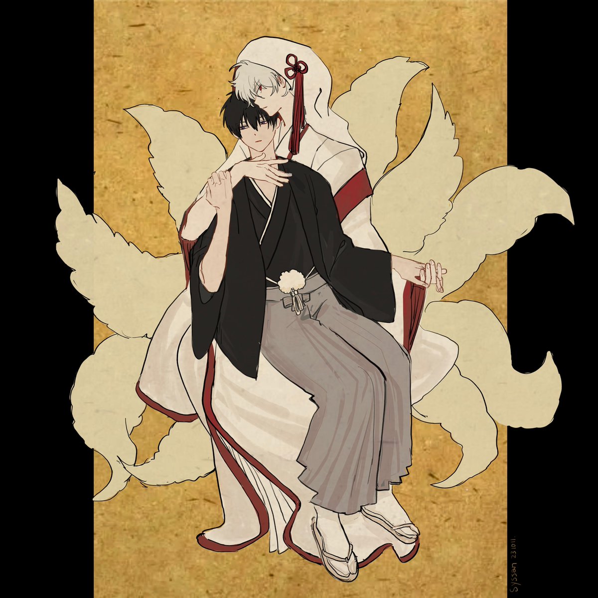 狐嫁
#銀土
#ginhiji