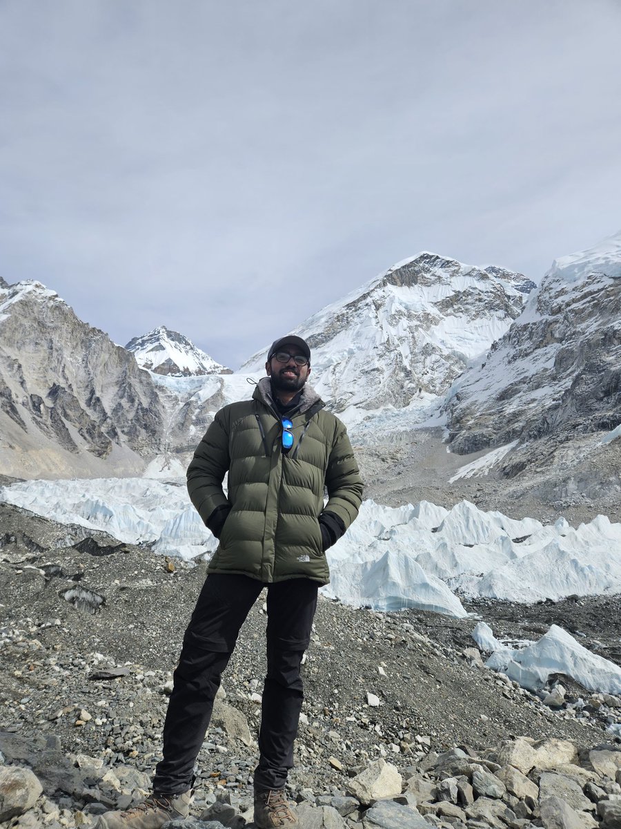 nbsriharsha's tweet photo. A dream come true moment. Did the Everest Basecamp via Gokyo ri. A mentally straining trek but its was all worth it. 

#trek #Nepal #Everest #Basecamp https://t.co/VNI5VK5ULh