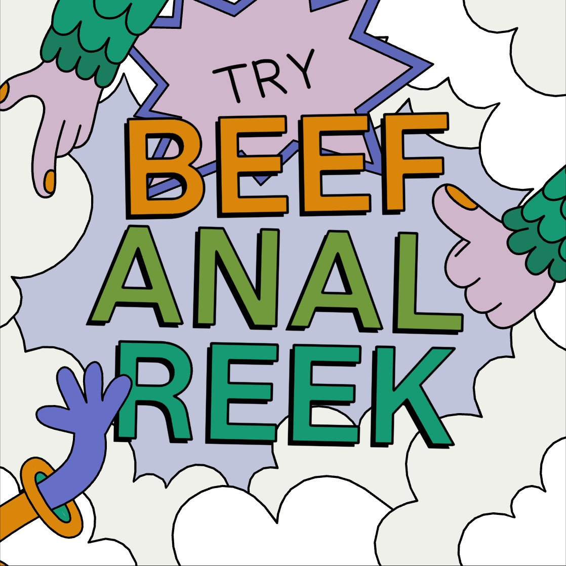 Rarely_Rad's tweet photo. @folly_studio 10/10 would choose gubbins over beef anal reek (I am so sorry Hank) https://t.co/y4t7OIDTqr